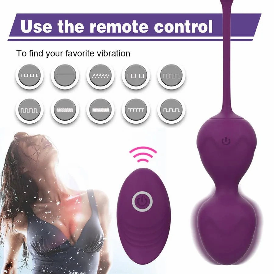 Remote Control Vaginal Balls Combo Set