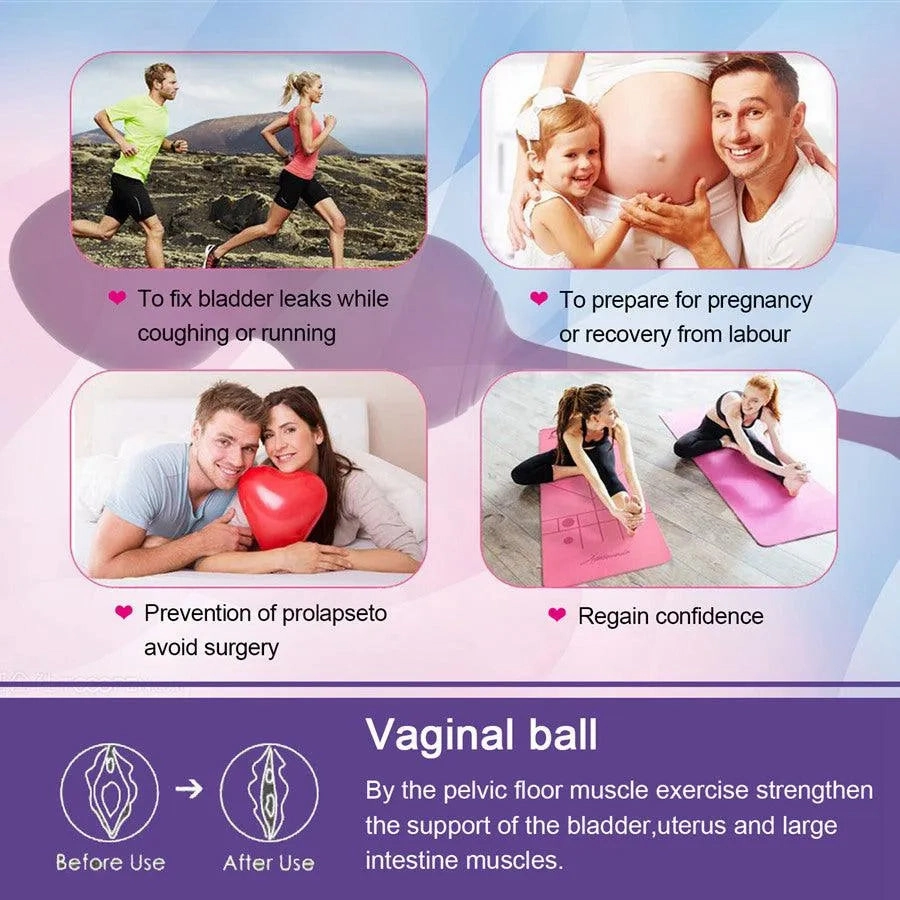 Remote Control Vaginal Balls Combo Set