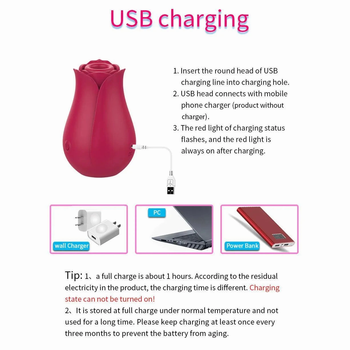 Rose Clit Sucker Sex Toy for Women