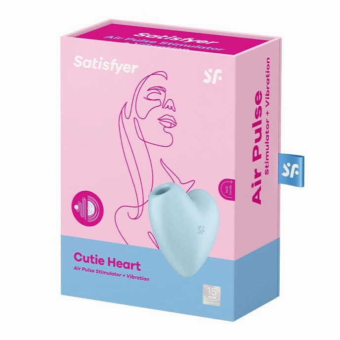 Satisfyer - Cutie Heart Air Pulse Clitoral Stimulator