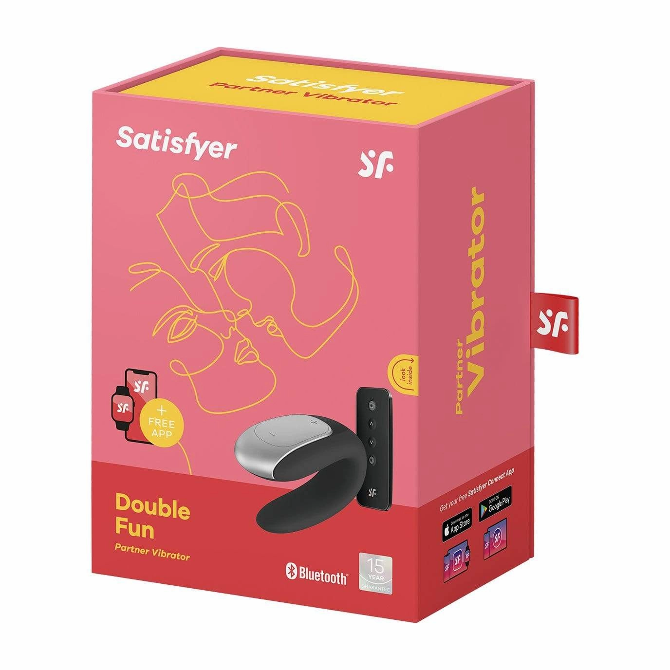 Satisfyer - Double Fun App-Controlled Couple's Vibrator with Remote Control