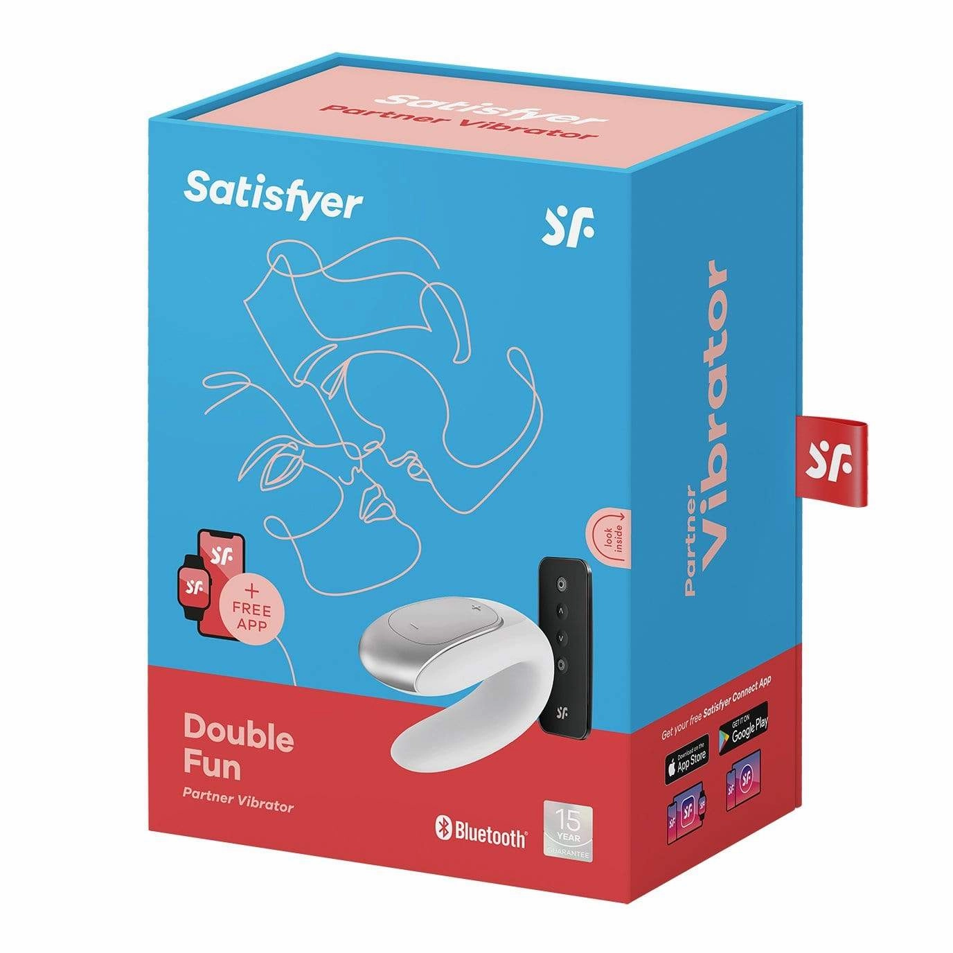 Satisfyer - Double Fun App-Controlled Couple's Vibrator with Remote Control