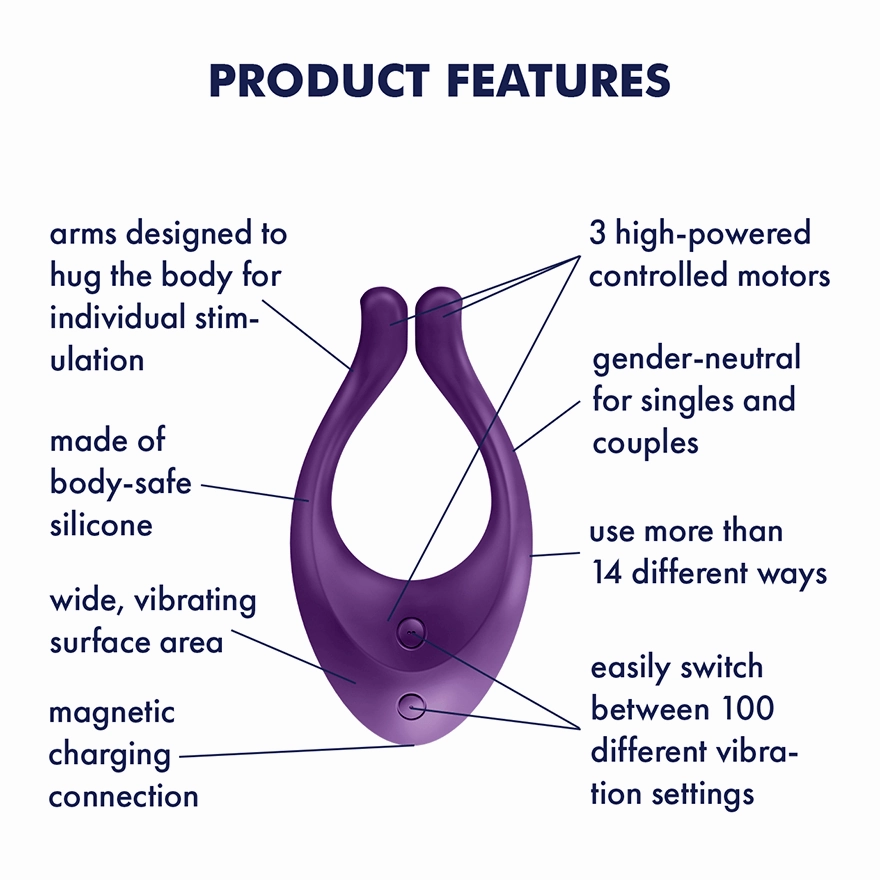 Satisfyer - Endless Love Partner Multifun 1 Couples Vibrator