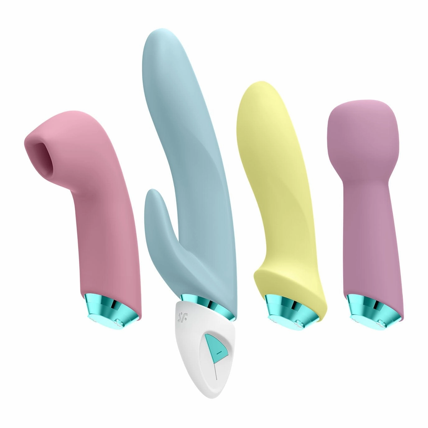 Satisfyer - Fabulous Four Clitoral Air Pulse Vibrator Set (Multi Colour)
