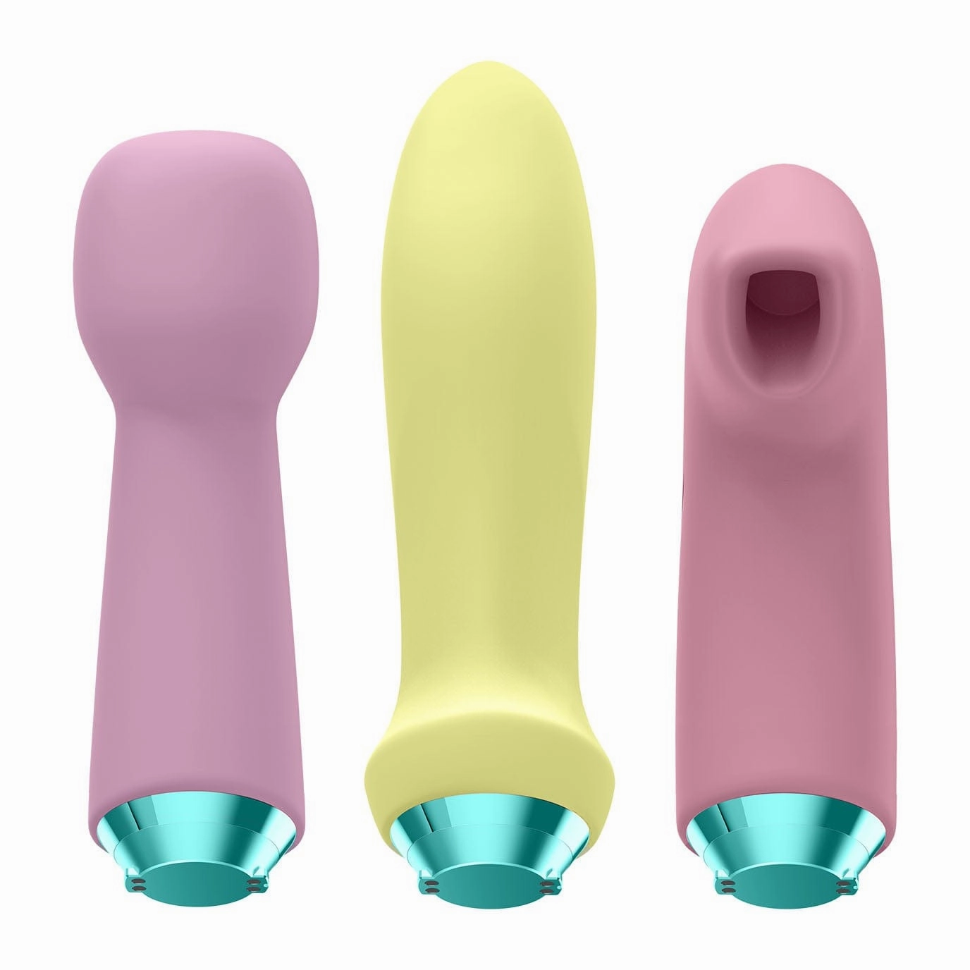 Satisfyer - Fabulous Four Clitoral Air Pulse Vibrator Set (Multi Colour)