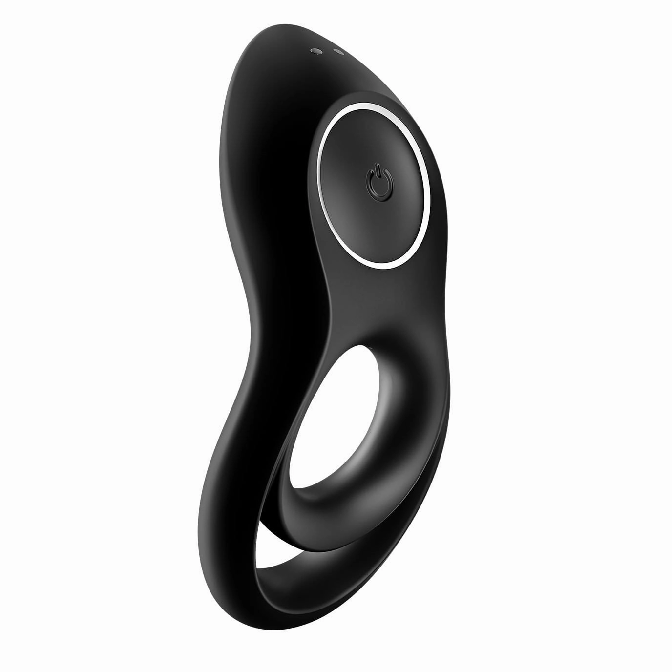Satisfyer - Legendary Duo Silicone Vibrating Cock Ring (Black)