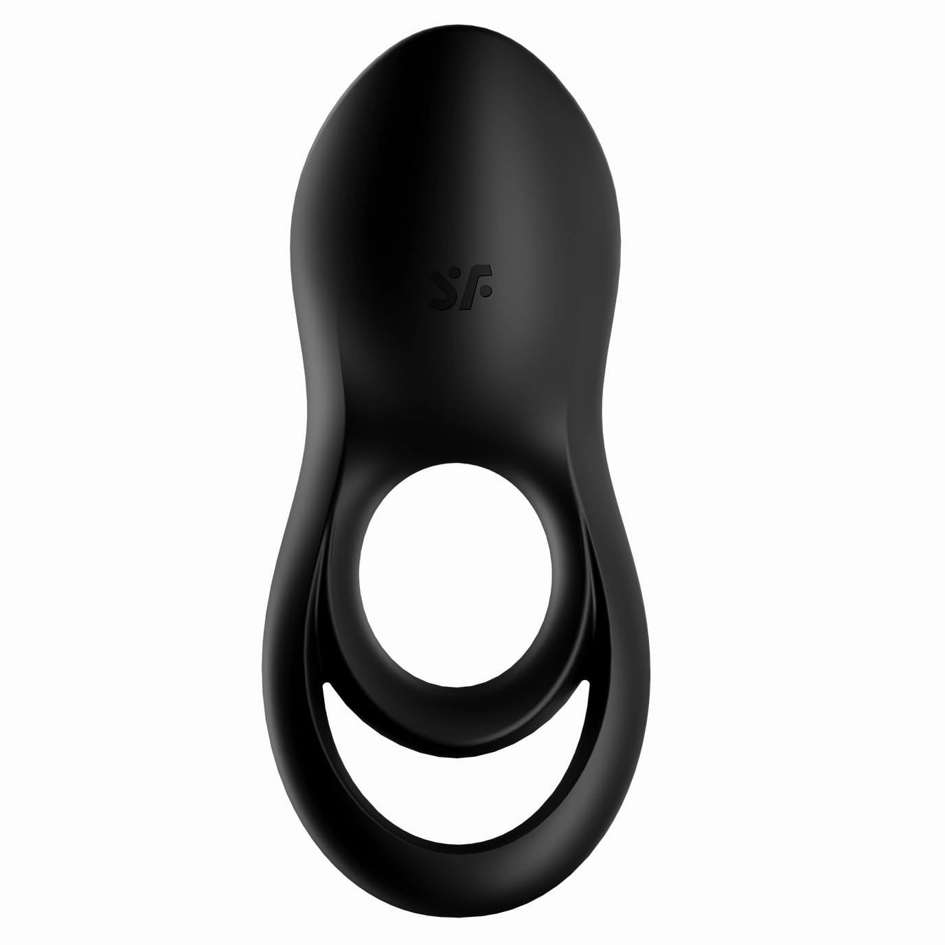 Satisfyer - Legendary Duo Silicone Vibrating Cock Ring (Black)