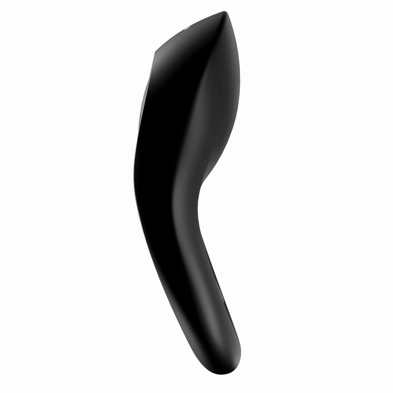 Satisfyer - Legendary Duo Silicone Vibrating Cock Ring (Black)