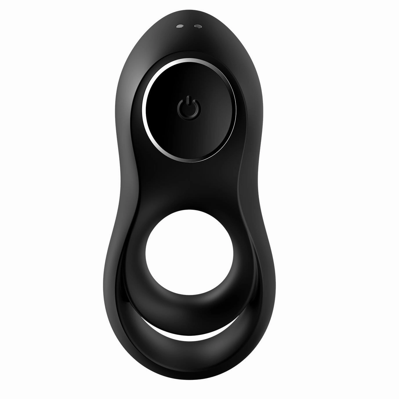 Satisfyer - Legendary Duo Silicone Vibrating Cock Ring (Black)