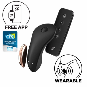 Satisfyer - Little Secret App-Controlled Panty Vibrator with Remote Control (Black)