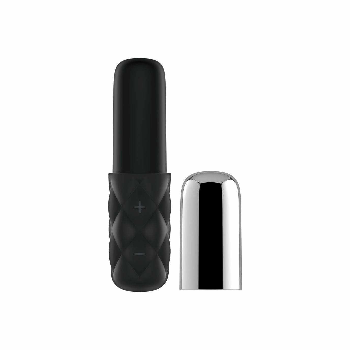 Satisfyer - Mini Sparkling Darling Bullet Vibrator (Chrome/Black)