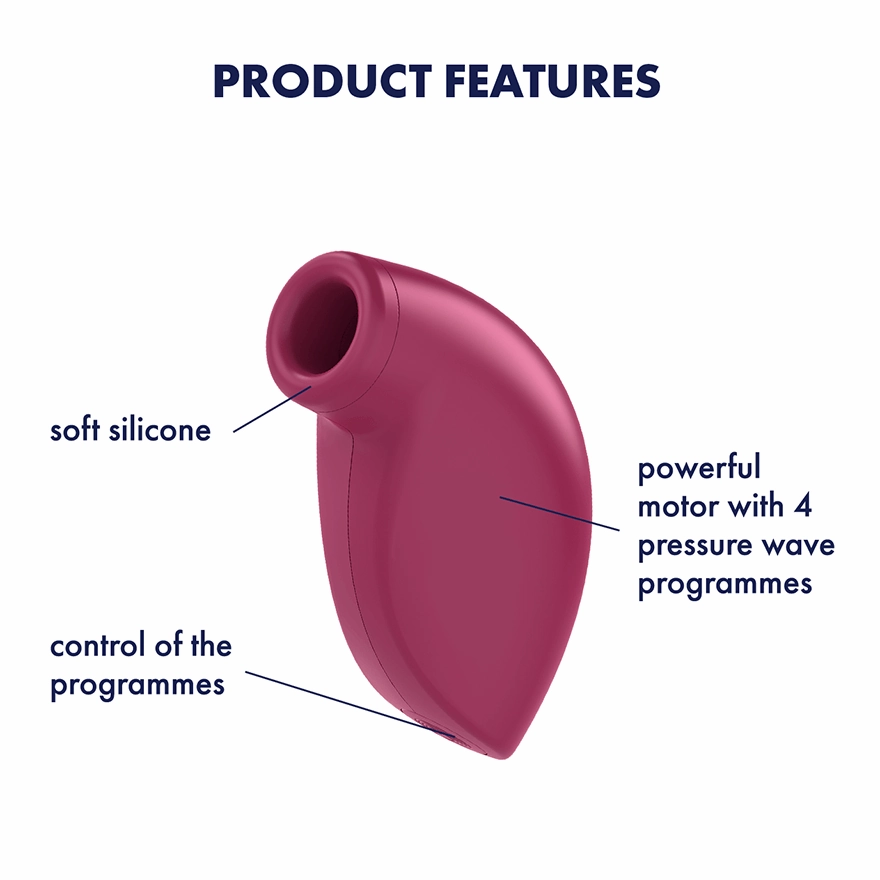 Satisfyer - One Night Stand Air Pulse Disposable Clitoral Air Stimulator (Pink)