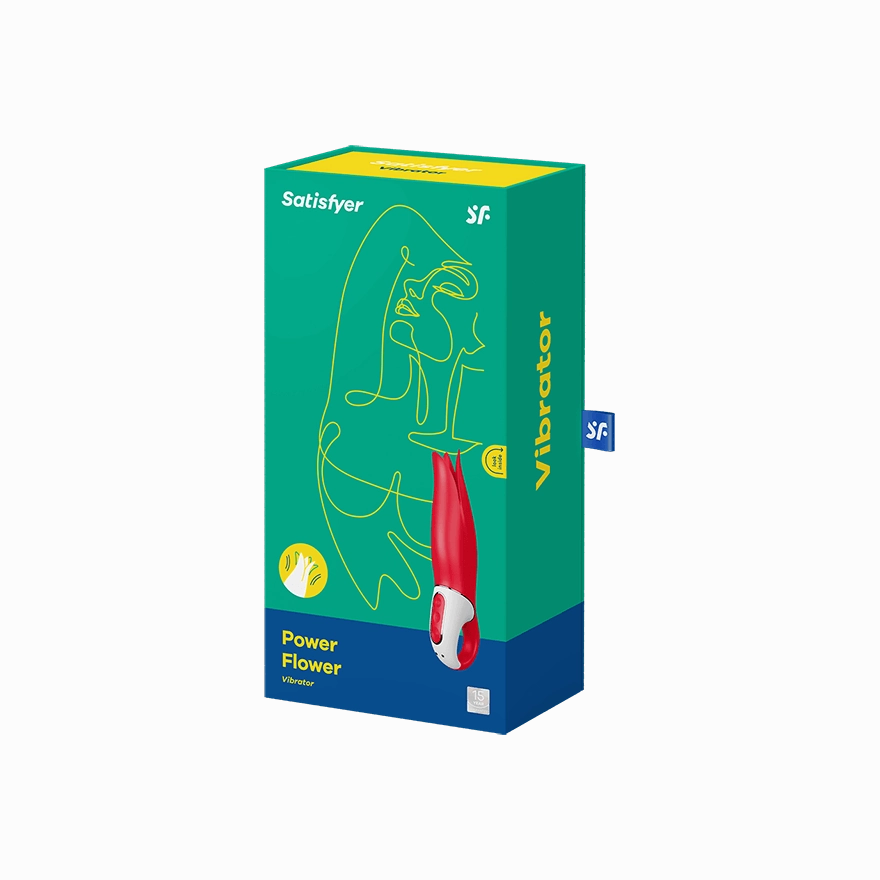 Satisfyer - Power Flower Clit Massager (Red)