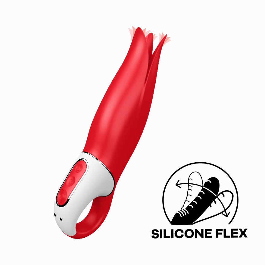 Satisfyer - Power Flower Clit Massager (Red)