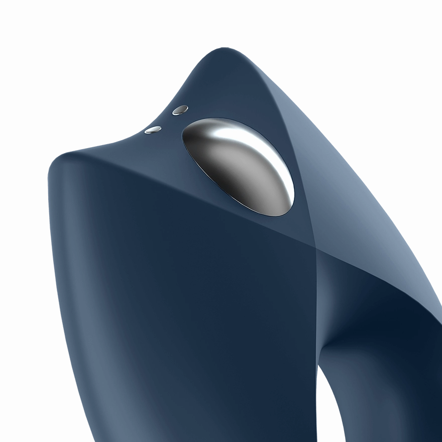 Satisfyer - Royal One Ring App-Controlled Bluetooth Cock Ring (Dark Blue)