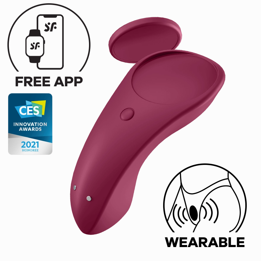 Satisfyer - Sexy Secret App-Controlled Panty Vibrator (Pink)