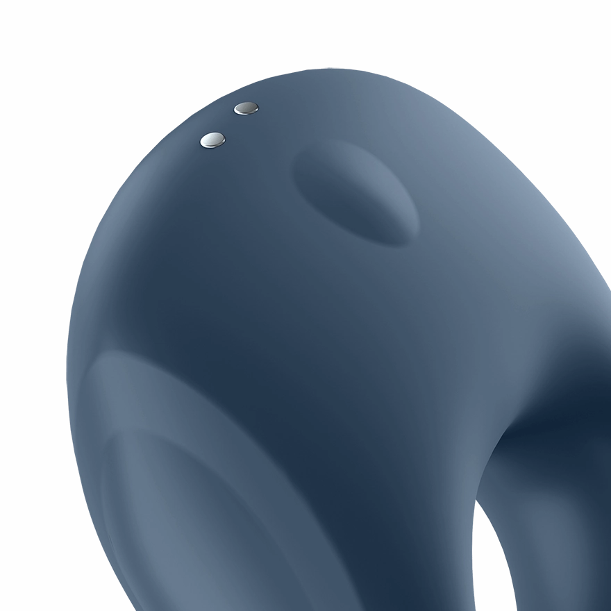 Satisfyer - Strong One App-Controlled Silicone Cock Ring (Blue)