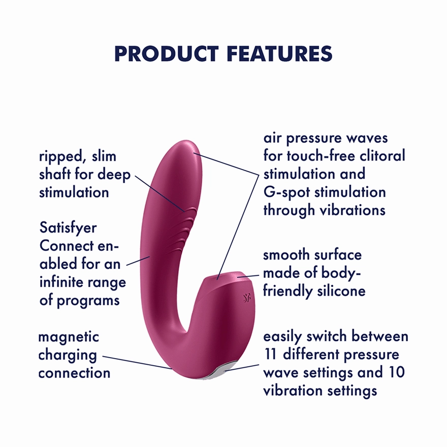 Satisfyer - Sunray Clitoral Air G Spot Dual Stimulator