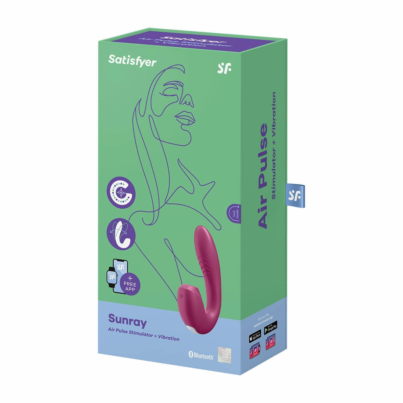 Satisfyer - Sunray Clitoral Air G Spot Dual Stimulator