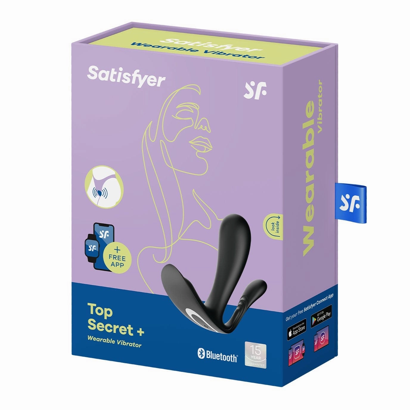 Satisfyer - Top Secret  App-Controlled Wearable Dual Vibrator