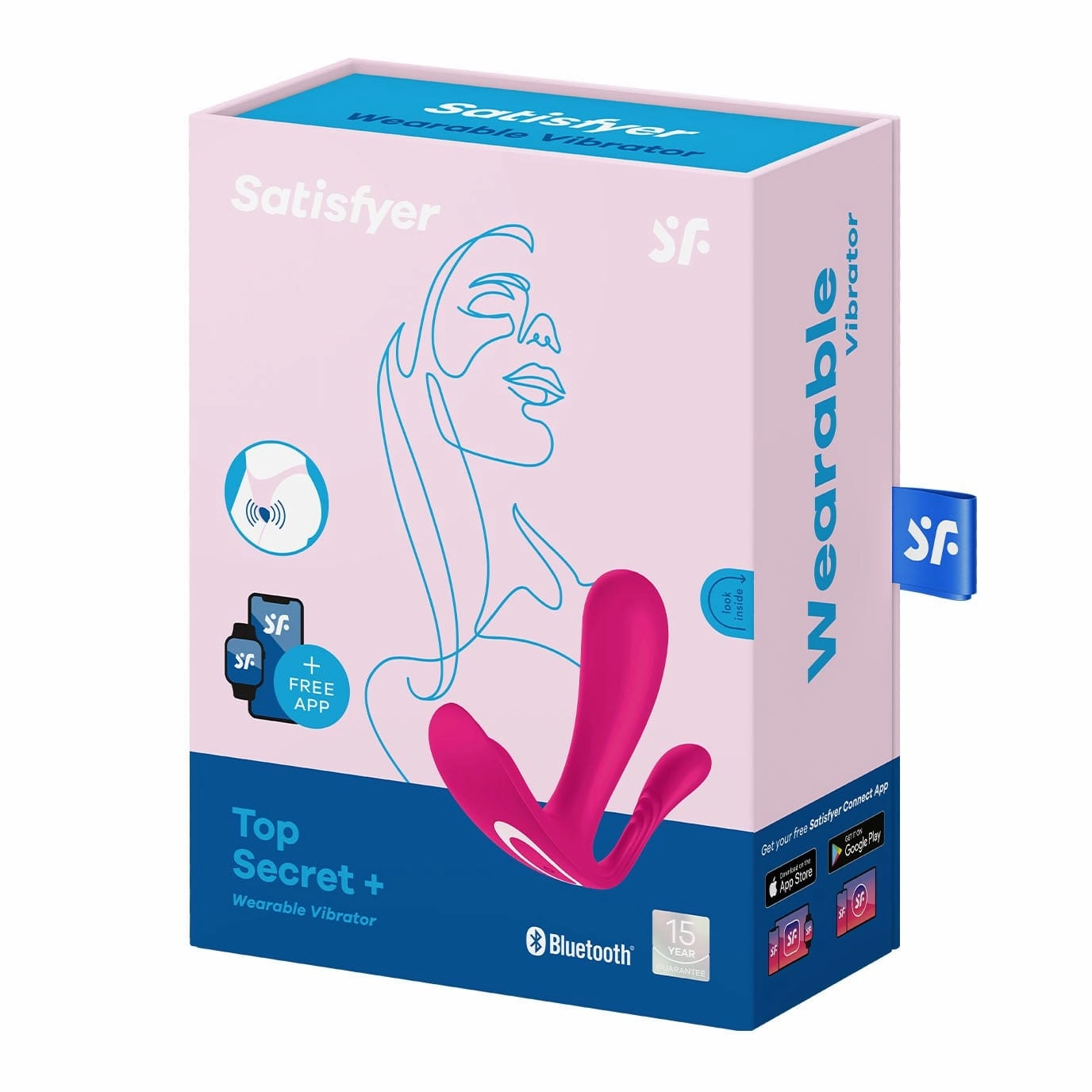 Satisfyer - Top Secret  App-Controlled Wearable Dual Vibrator