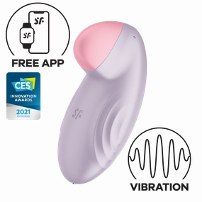 Satisfyer - Tropical Tip App-Controlled Lay On Clitoral Vibrator