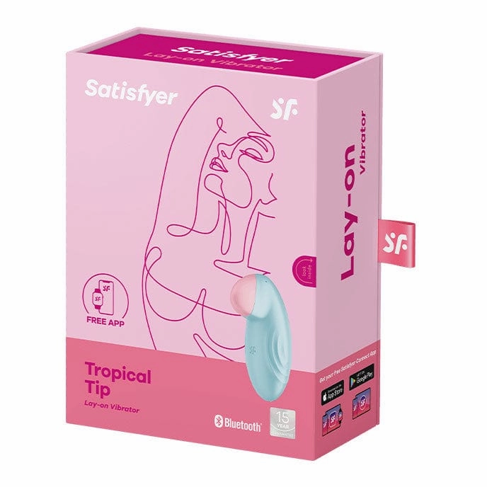 Satisfyer - Tropical Tip App-Controlled Lay On Clitoral Vibrator