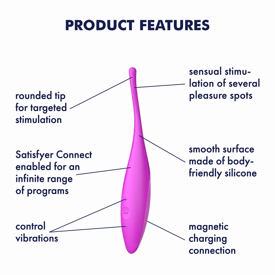 Satisfyer - Twirling Joy App-Controlled Clit Massager