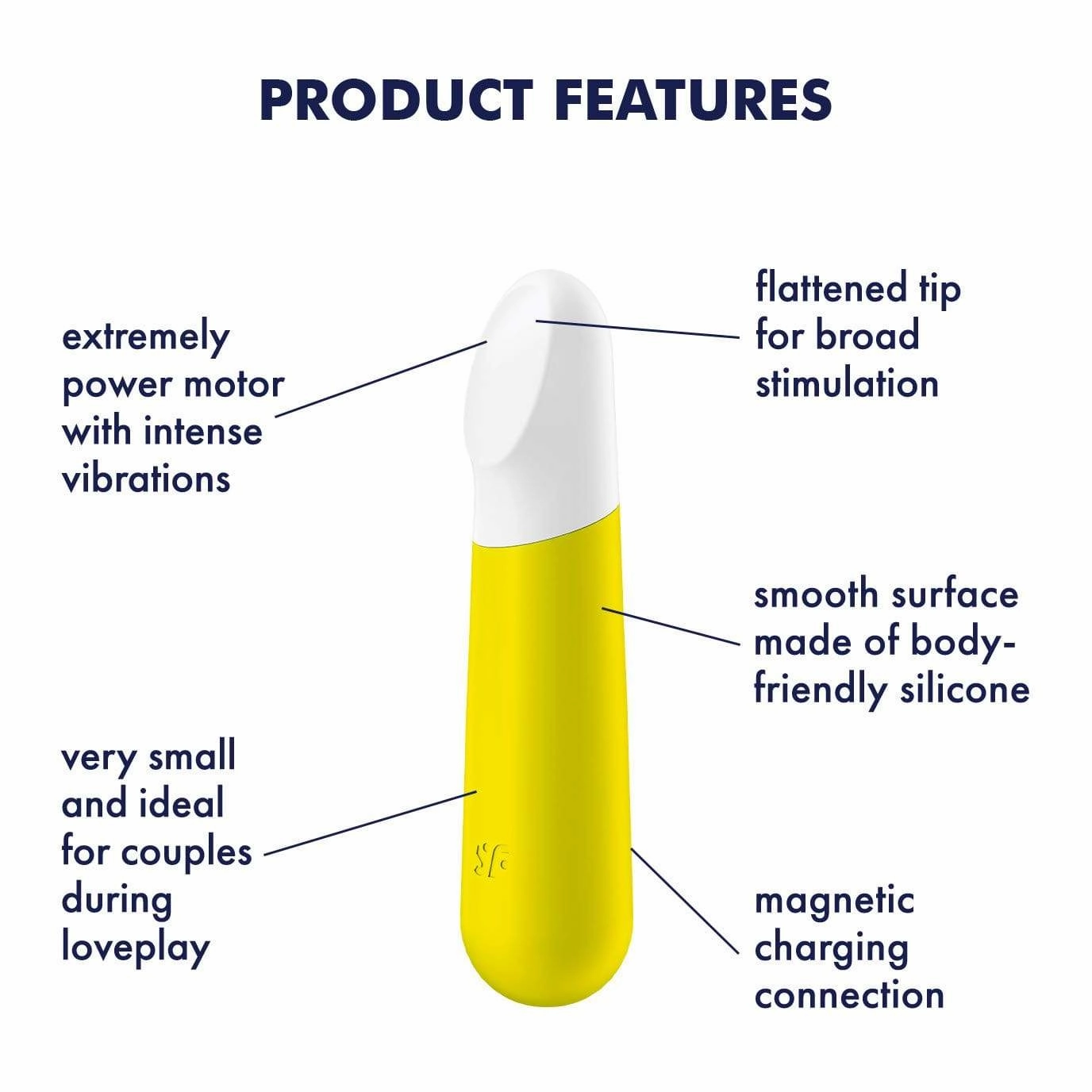 Satisfyer - Ultra Power Bullet 4 Vibrator (Yellow/White)