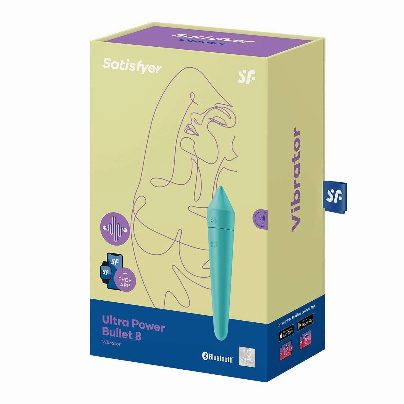 Satisfyer - Ultra Power Bullet 8 Vibrator with Bluetooth and App
