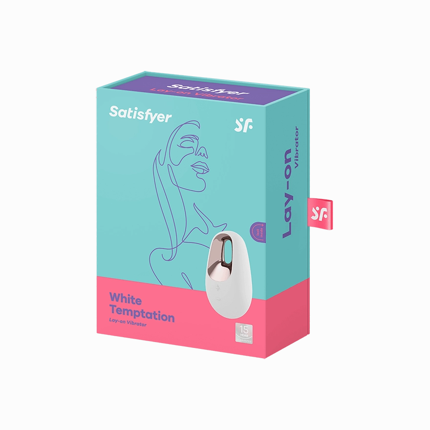 Satisfyer - White Temptation Lay On Vibrator (White)