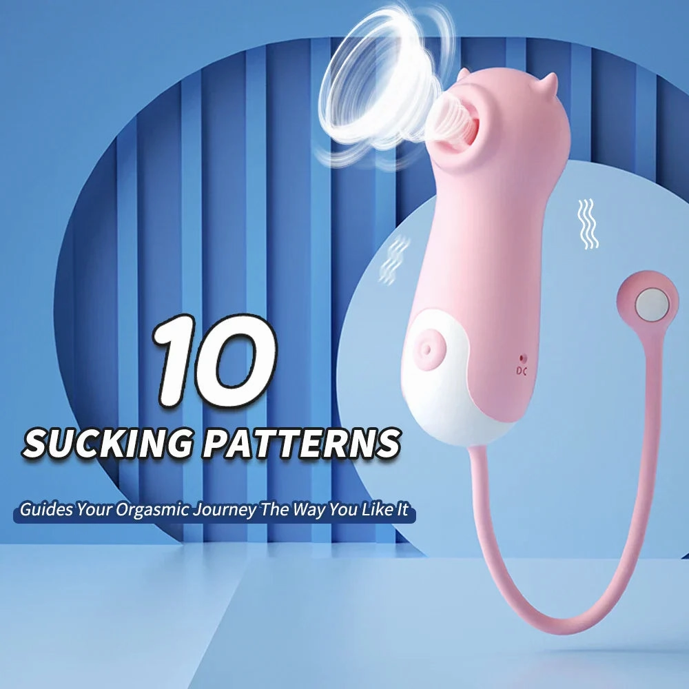 Seahorse Sucking Vibrator with Clitoral, Nipple & Anal Stimulation