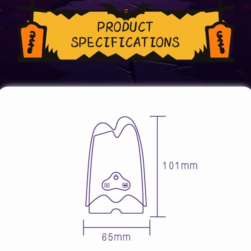 SHEYAY Ghost Vibrating Sucking Masturbator Halloween Limited