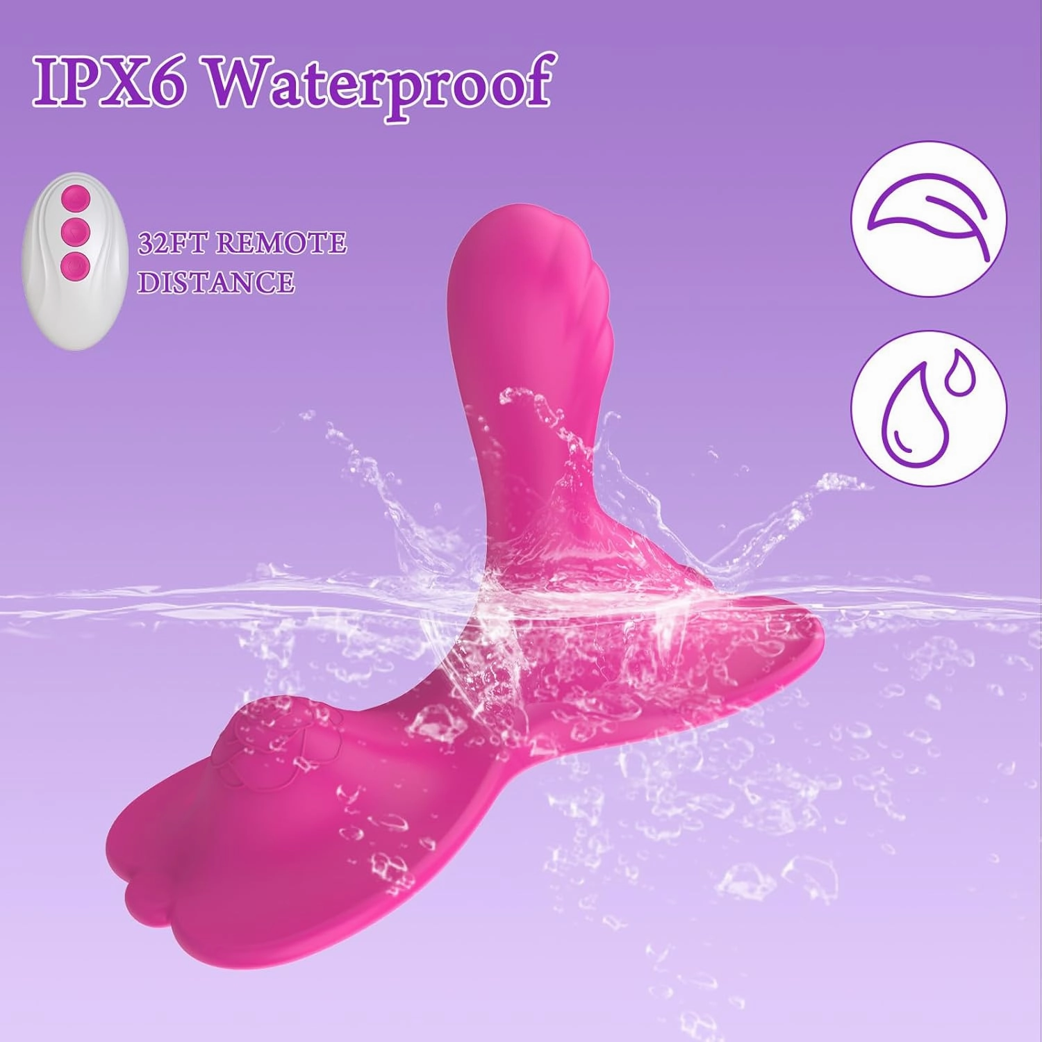Sit-Ride Butterfly G-Spot Vibrating Cushion with APP Control