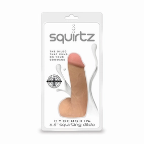 Squirtz CyberSkin® 6.5 Squirting Dildo