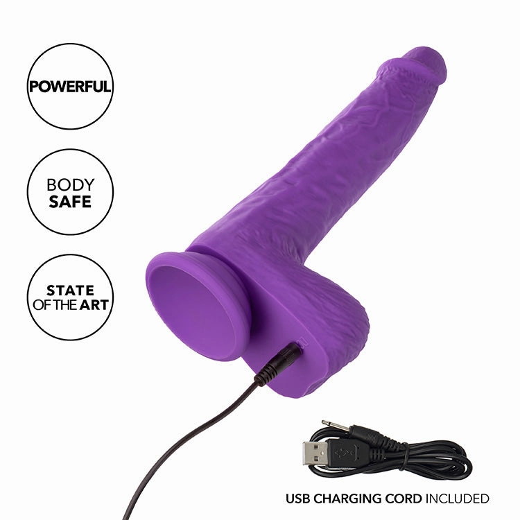 Studs Gyrating & Thrusting 7in Dildo