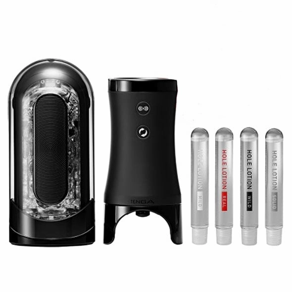 Tenga - Flip Zero 0 Electronic Vibrotation Male Masturbator (Black)