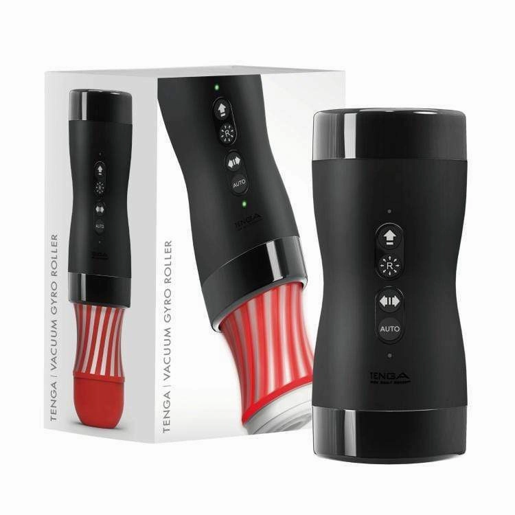 Tenga - Vacuum Gyro Roller Masturbator  (Black)