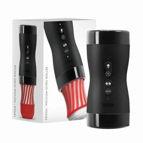 Tenga - Vacuum Gyro Roller Masturbator  (Black)