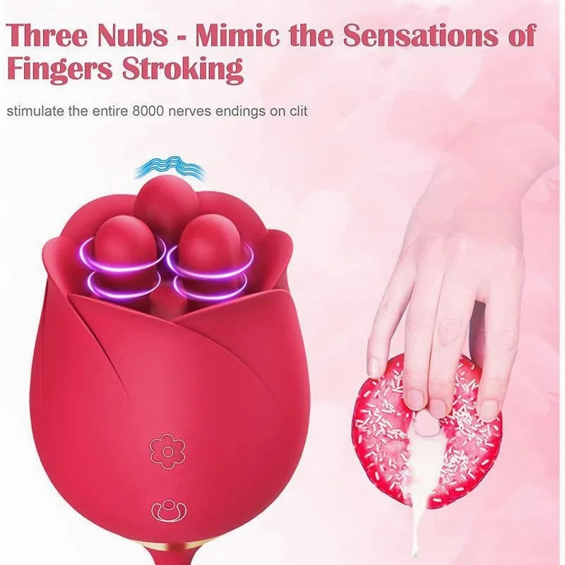 The Rose Sexual Toy Clit Vibrator for Women