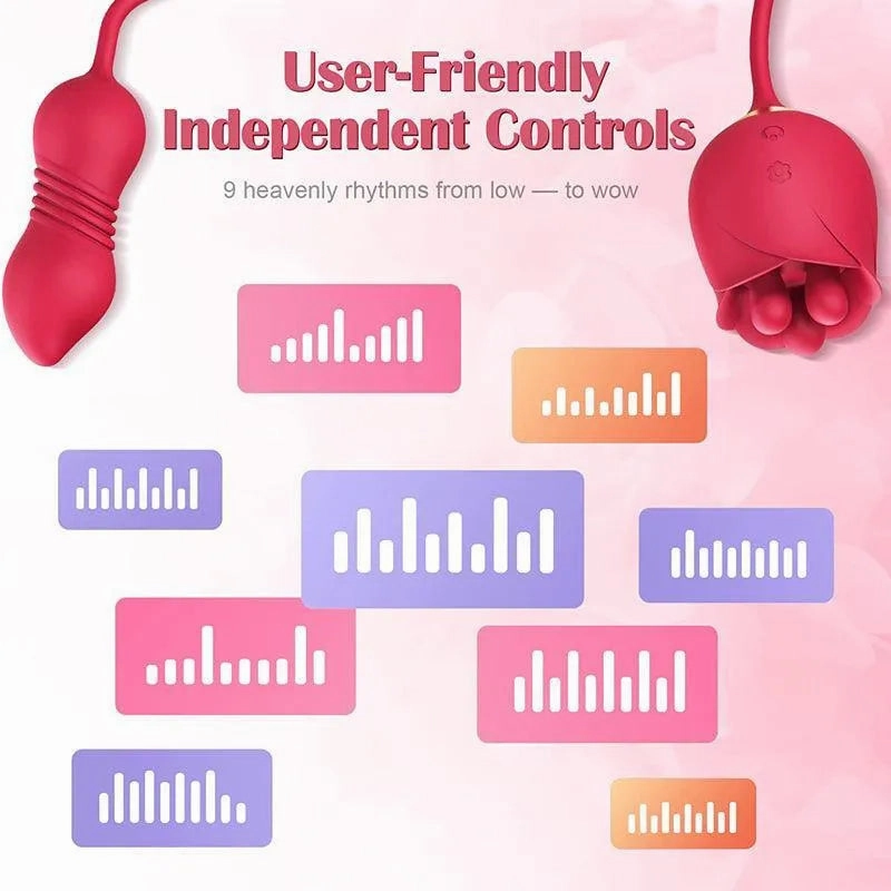 The Rose Sexual Toy Clit Vibrator for Women