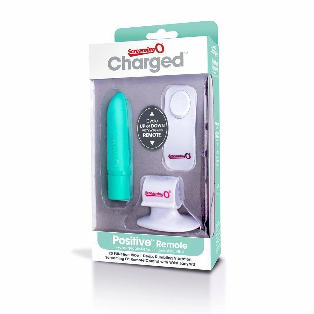 The Screaming O - Charged Postive Remote Control Rechargeable Bullet Vibrator