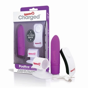 The Screaming O - Charged Postive Remote Control Rechargeable Bullet Vibrator