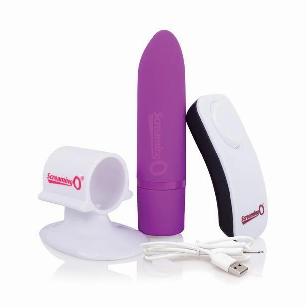 The Screaming O - Charged Postive Remote Control Rechargeable Bullet Vibrator