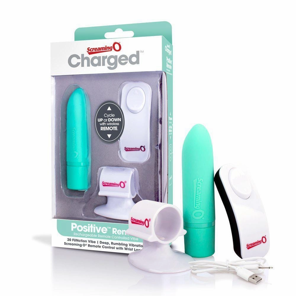 The Screaming O - Charged Postive Remote Control Rechargeable Bullet Vibrator