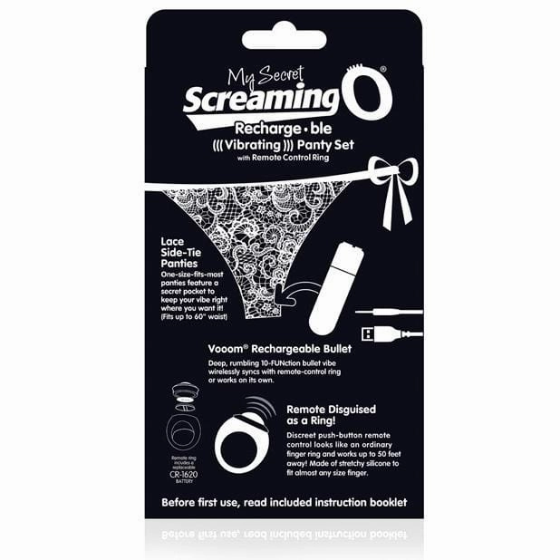 The Screaming O - My Secret Rechargeable Remote Control Panty Vibrator