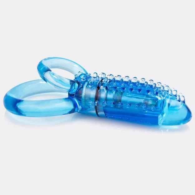 TheScreamingO - Double O 8 Super Powered Vibrating Cock Ring (Blue)