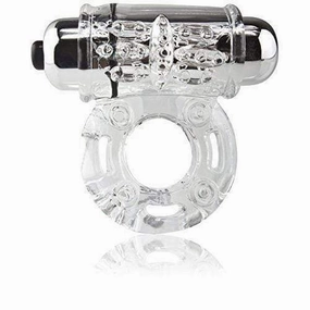 TheScreamingO - O Wow Super Powered Vibrating Cock Ring (Clear)
