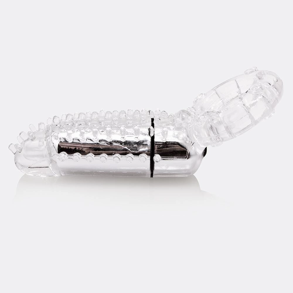 TheScreamingO - O Yeah Vertical Vibrating Cock Ring (Clear)