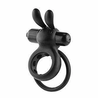 TheScreamingO - Ohare Rabbit Vibrating Cock Ring (Black)
